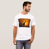 Afrika, Kenia, Masai Mara. Giraffe (Giraffe) T-Shirt (Vorne ganz)