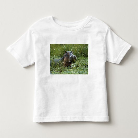 Afrika, Kenia, Masai Mara NR. Mutterhippo Kleinkind T-shirt (Vorderseite)