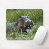 Afrika, Kenia, Masai Mara NR. Mutterhippo Mousepad (Mit Mouse)