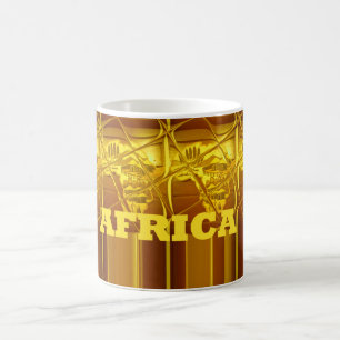 Afrika Kenia Mug Wrap-Bildvorlage Kaffeetasse