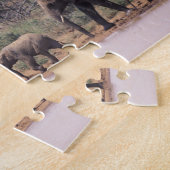 Afrika, Kenia, Nanyuki, Mpala. afrikanisch Puzzle (Seite)