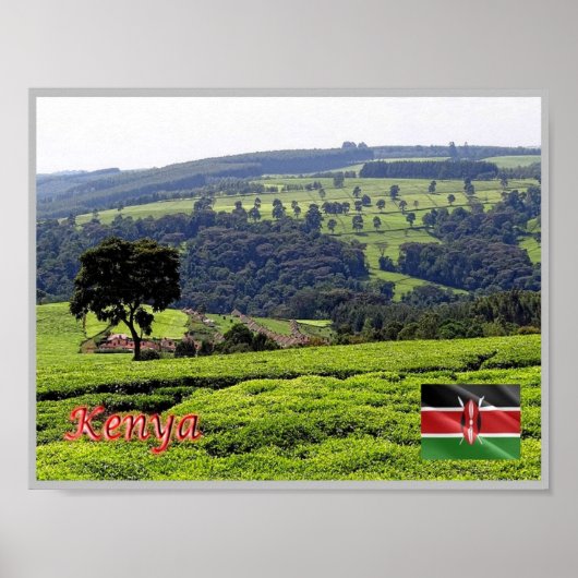 Afrika - Kenia - Panorama - Poster (Vorne)