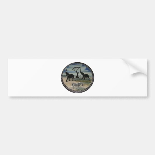 Afrika Kenia Schöne Elegante Tierwelt Autoaufkleber (Vorne)