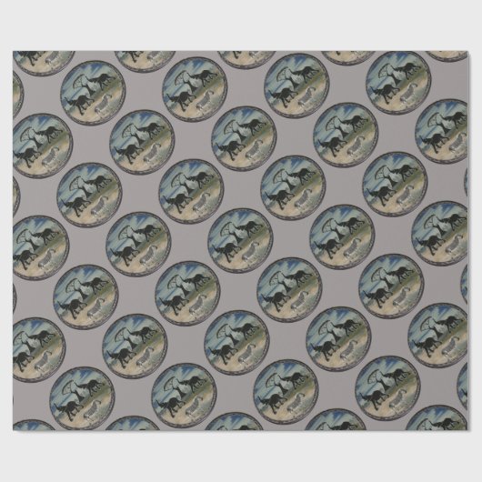 Afrika Kenia Schöne Elegante Tierwelt Geschenkpapier (Flach)