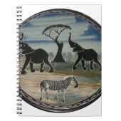 Afrika Kenia Schöne Elegante Tierwelt Notizblock (Vorderseite)