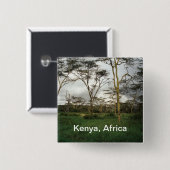 Afrika - Kenia-Wildland Button (Vorne & Hinten)