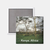 Afrika - Kenia-Wildland Magnet (Vorderseite/Rückseite)