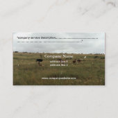 Afrika - Kenia - Wildtiere Visitenkarte (Rückseite)