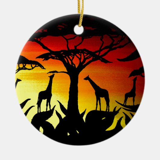 AFRIKA KERAMIKORNAMENT (Vorne)