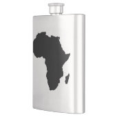 Afrika-Kontinent-Kontur-Flasche Flachmann (Links)