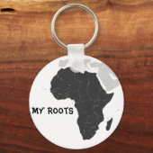 Afrika Kontinent Schlüsselanhänger (Vorderseite)