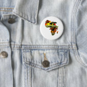 Afrika Kontinent Sunset Safari Natur Wildes Leben Button (Beispiel)