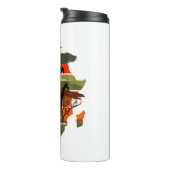 Afrika Kontinent Sunset Safari Natur Wildes Leben Thermosbecher (Nach rechts gedreht)