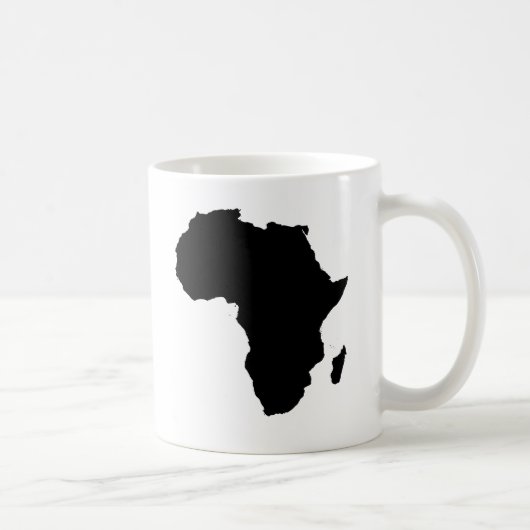 Afrika-Kontur-Karten-kundengerechtes Produkt Kaffeetasse (Rechts)