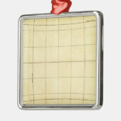 Afrika-Kontur Silbernes Ornament (Links)