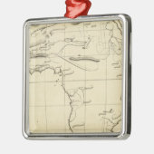 Afrika-Kontur Silbernes Ornament (Links)