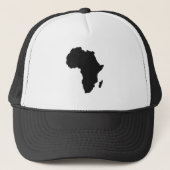 Afrika-Kontur Truckerkappe (Vorderseite)