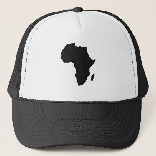 Afrika-Kontur Truckerkappe (Vorderseite)