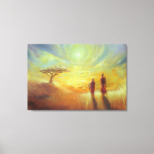 Afrika - Künstler: Smeet K. Gusani Leinwanddruck (Vorderseite)