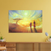 Afrika - Künstler: Smeet K. Gusani Leinwanddruck (Insitu (Wohnzimmer))