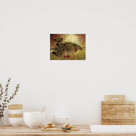 Afrika - Kunstposter/Print Poster (Küche)