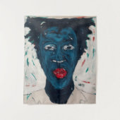 Afrika-Kunstposter Wandteppich (Vorderseite)