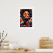 Afrika-Kunstprint Poster (Küche)