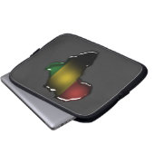 Afrika-Laptop/Elektronik-Tasche/Hülse Laptopschutzhülle (Vorne Knopf)