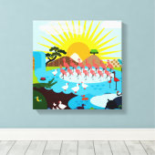 Afrika Leinwanddruck (Insitu (Holzboden))