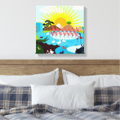 Afrika Leinwanddruck (Insitu (Schlafzimmer))