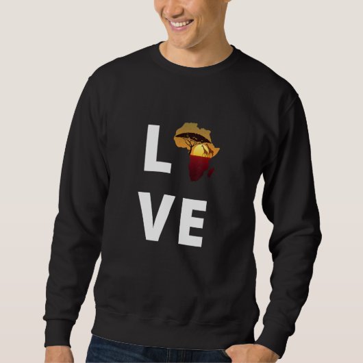 Afrika Liebe 1 Sweatshirt (Vorderseite)