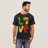Afrika Liebe Afrika Liebe Afrika T-Shirt (Vorne ganz)