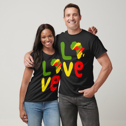 Afrika Liebe Afrika Liebe Afrika T-Shirt (Unisex)