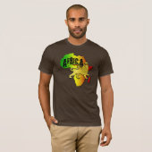 Afrika-Löwe der Zion Löwe-Reggae T-Shirt (Vorne ganz)