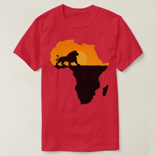Afrika Löwe T-Shirt (Design vorne)