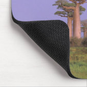 Afrika, Madagaskar, Morondava. Baobabs Mousepad (Ecke)