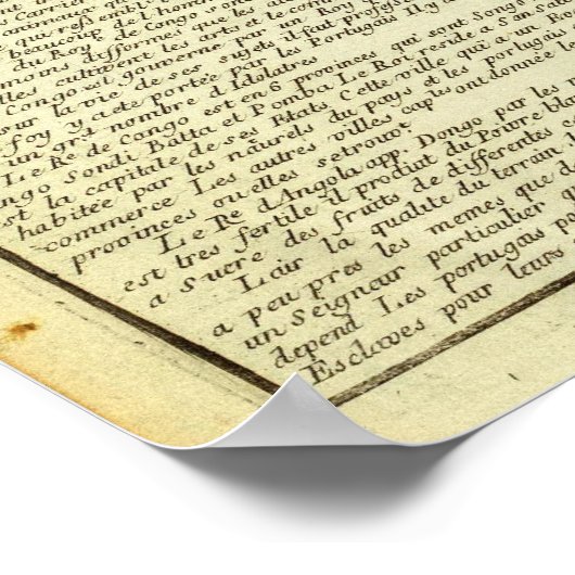 Afrika, Madagaskar Poster (Ecke)