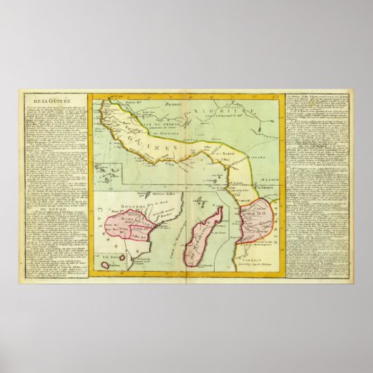 Afrika, Madagaskar Poster (Vorne)