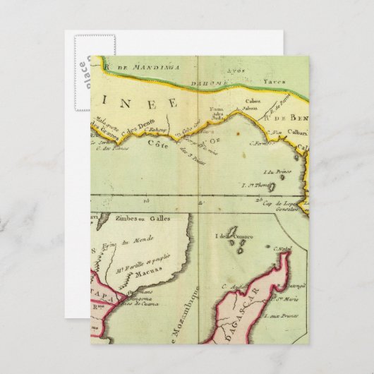 Afrika, Madagaskar Postkarte (Vorne/Hinten)