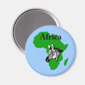 Afrika Magnet (Vorderseite/Rückseite)