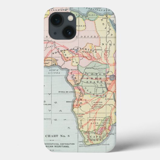 AFRIKA: MAP, 1894 Case-Mate iPhone HÜLLE (Rückseite)