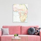 AFRIKA: MAP, 1894 LEINWANDDRUCK (Insitu (Wohnzimmer))
