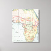 AFRIKA: MAP, 1894 LEINWANDDRUCK (Vorderseite)