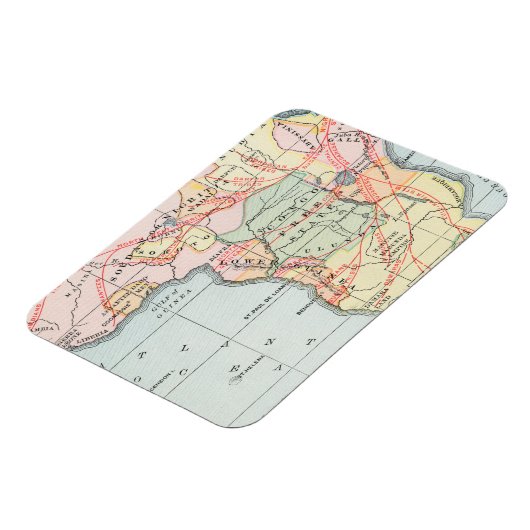 AFRIKA: MAP, 1894 MAGNET (Linke Seite)