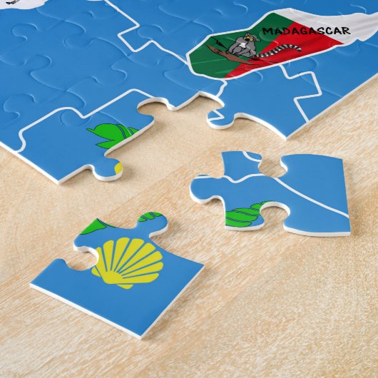 Afrika Map Artwork Puzzle (Seite)