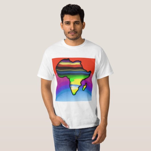 Afrika Map T - Shirt (Vorne ganz)