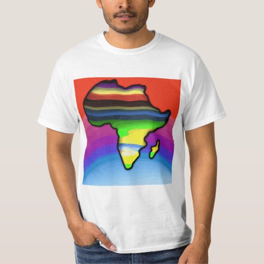 Afrika Map T - Shirt (Vorderseite)