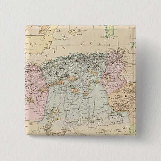 Afrika, Marokko Button (Vorderseite)
