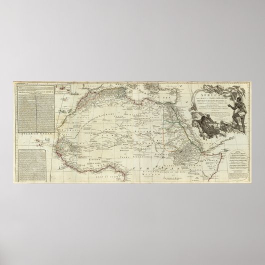 Afrika mit all seinen Reichen und Staaten Poster (Vorne)