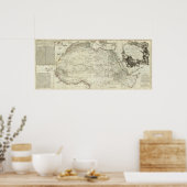 Afrika mit all seinen Reichen und Staaten Poster (Küche)